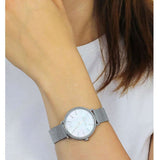 Buy Shop Michael Kors Pyper Quartz White Dial Silver Mesh Strap Watch for Women - MK4338 USA Online