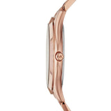 Buy Shop Michael Kors Jaryn Quartz Rose Gold Dial Rose Gold Steel Strap Watch For Women - MK3501 USA Online