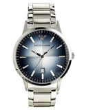 Buy Shop Emporio Armani Renato Blue Dial Silver Steel Strap Watch For Men - AR2472 USA Online