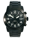 Buy Shop Marc Jacobs Larry Chronograph Black Dial Black Steel Strap Watch for Men - MBM5052 USA Online