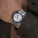 Buy Shop Seiko 5 Sports SKX GMT Automatic Sky Blue Dial Silver Steel Strap Watch For Men - SSK033K1 USA Online