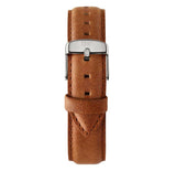 Buy Shop Daniel Wellington Petite Sterling Black Dial Brown Leather Strap Watch For Women - DW00100178 USA Online