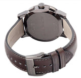 Buy Shop Burberry The City Chronograph Ion Plated Grey Dial Grey Leather Strap Watch for Men - BU9384 USA Online