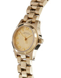 Buy Shop Marc Jacobs Henry Dinky Gold Dial Gold Steel Strap Watch for Women - MBM3199 USA Online