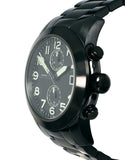 Buy Shop Marc Jacobs Larry Chronograph Black Dial Black Steel Strap Watch for Men - MBM5052 USA Online