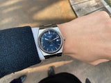 Buy Shop Tissot T Classic PRX Blue Dial Silver Steel Strap Watch For Men - T137.410.11.041.00 USA Online