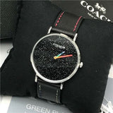 Buy Shop Coach Perry Black Dial Black Leather Strap Watch for Women - 14503033 USA Online