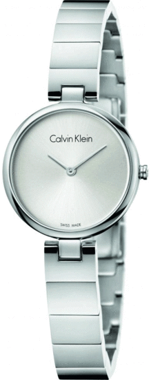 Buy Shop Calvin Klein Authentic White Dial Silver Steel Strap Watch for Women - K8G23146 USA Online