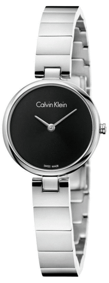 Buy Shop Calvin Klein Authentic Black Dial Silver Steel Strap Watch for Women - K8G23141 USA Online