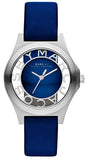 Buy Shop Marc Jacobs Henry Skeleton Blue Dial Blue Leather Strap Watch for Women - MBM1337 USA Online
