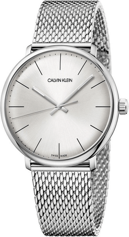 Buy Shop Calvin Klein White Dial Silver Mesh Bracelet Watch for Women - K8M21126 USA Online