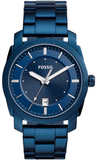 Buy Shop Fossil Machine Blue Dial Blue Steel Strap Watch for Men - FS5231 USA Online