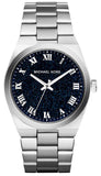 Buy Shop Michael Kors Channing Midnight Blue Dial Silver Steel Strap Watch for Women - MK6113 USA Online