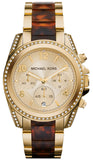 Buy Shop Michael Kors Blair Gold Dial Two Tone Steel Strap Watch for Women - MK6094 USA Online