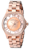 Buy Shop Marc Jacobs Henry Transparent Rose Gold Dial Rose Gold Steel Strap Watch for Women - MBM3339 USA Online