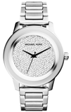 Buy Shop Michael Kors Kinley Diamond Pave Silver Dial Silver Steel Strap Watch for Women - MK5996 USA Online