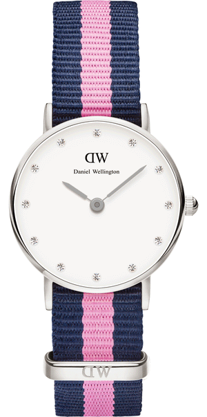 Buy Shop Daniel Wellington Classy Winchester White Dial Two Tone NATO Strap Watch For Women - DW00100073 USA Online