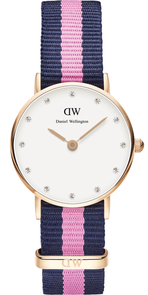 Buy Shop Daniel Wellington Classy Winchester White Dial Two Tone NATO Strap Watch For Women - DW00100065 USA Online