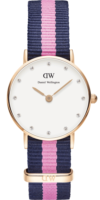 Buy Shop Daniel Wellington Classy Winchester White Dial Two Tone NATO Strap Watch For Women - DW00100065 USA Online