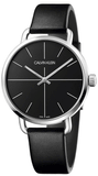 Buy Shop Calvin Klein Evan Black Dial Black Leather Strap Watch for Men - K7B211CZ USA Online