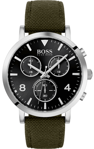Buy Shop Hugo Boss Vesada Grey Dial Green Nylon Strap Watch for Men - 1513692 USA Online