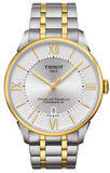Buy Shop Tissot Chemin Des Tourelles Powermatic 80 Silver Dial Two Tone Steel Strap Watch For Men - T099.407.22.038.00 USA Online
