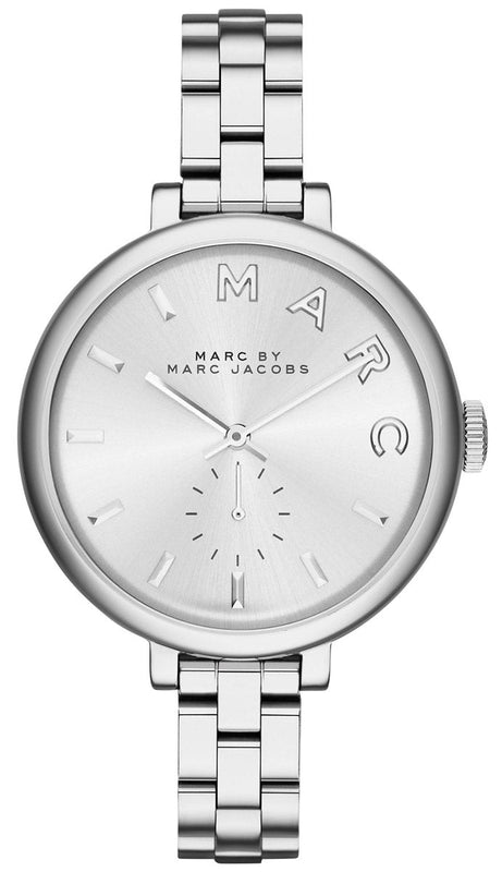 Buy Shop Marc Jacobs Sally Silver Dial Silver Steel Strap Watch for Women - MBM3362 USA Online