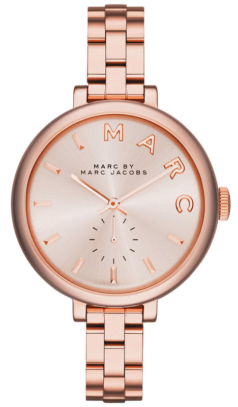 Buy Shop Marc Jacobs Sally Rose Gold Dial Rose Gold Steel Strap Watch for Women - MBM3364 USA Online