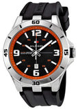Buy Shop Tommy Hilfiger Drew Black Dial Black Rubber Strap Watch for Men - 1791064 USA Online