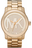 Buy Shop Michael Kors Runway Gold Dial Gold Steel Strap Watch for Women - MK5473 USA Online