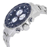 Tissot Supersport Chrono Blue Dial Silver Steel Strap Watch For Men - T125.617.11.041.00