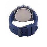 Buy Shop Guess Velocity Chronograph Blue Dial Blue Rubber Steel Strap Watch for Men - W0599G4 USA Online