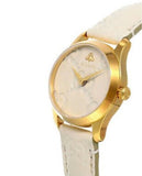 Gucci G Timeless Quartz Beige Dial Beige Leather Strap Watch For Women - YA126580A