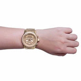 Buy Shop Michael Kors Runway Gold Dial Gold Steel Strap Watch for Women - MK5575 USA Online