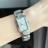 Buy Shop Burberry Signature Silver Dial Silver Steel Strap Watch for Women - BU4212 USA Online