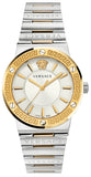 Buy Shop Versace Hellenyium Green Dial Two Tone Steel Strap Watch for Women - VEVH00620 USA Online