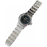 Buy Shop Tissot Carson Automatic Black Dial Silver Steel Strap Watch For Women - T085.207.11.051.00 USA Online
