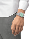Buy Shop Tissot PRX Quartz Light Green Dial Silver Steel Strap Watch for Men - T137.410.11.091.01 USA Online