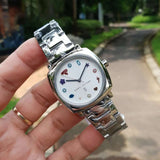Buy Shop Marc Jacobs Mandy Silver Dial Silver Steel Strap Watch for Women - MJ3548 USA Online