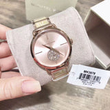 Buy Shop Michael Kors Portia Quartz Rose Gold Dial Rose Gold Steel Strap Watch For Women - MK3678 USA Online