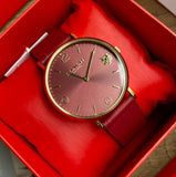 Buy Shop Coach Perry Red Dial Red Leather Strap Watch for Women - 14503867 USA Online