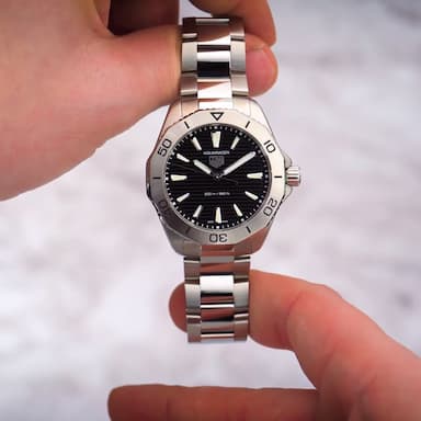 Buy Shop Tag Heuer Aquaracer Professional 200 Quartz Black Dial Silver Steel Strap Watch for Men - WBP1110.BA0627 USA Online