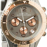 Buy Shop Marc Jacobs Marc Chronograph Grey Dial Two Tone Steel Strap Watch for Men - MBM3157 USA Online