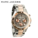 Buy Shop Marc Jacobs Marc Chronograph Grey Dial Two Tone Steel Strap Watch for Men - MBM3157 USA Online