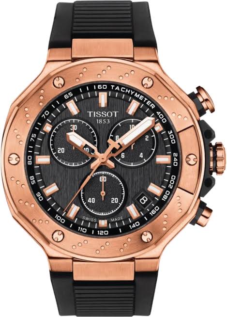 Buy Shop Tissot T Race Chronograph Black Dial Black Rubber Strap Watch For Men - T141.417.37.051.00 USA Online