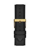 Buy Shop Guess Multifunction Chronograph Green Dial Black Leather Strap Watch For Men - GW0389G7 USA Online