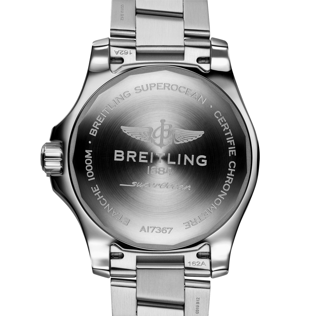 Buy Shop Breitling Superocean Automatic 44mm Black Dial Silver Steel Strap Watch for Men - A17367D71B1A1 USA Online