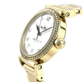 Coach Madison White Dial Gold Steel Strap Watch for Women - 14502397