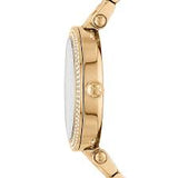 Buy Shop Michael Kors Parker Pave Gold Dial Gold Steel Strap Watch for Women - MK6659 USA Online