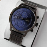 Buy Shop Hugo Boss Architectural Blue Dial Grey Steel Strap Watch for Men - 1513574 USA Online